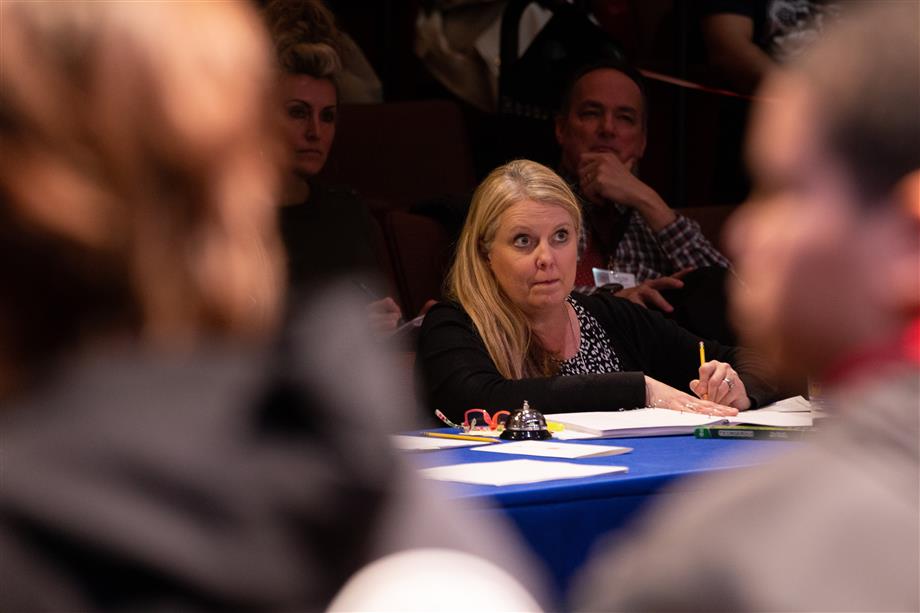 Chandler Unified Spelling Bee judge